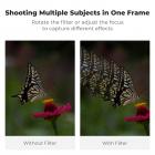 58 mm Camerafilter – Enkelschijvig Lineair Pentaprisma – Speciale Effecten, Optisch Glas