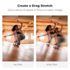 77 mm enkelt bevægelsessløring specialeffektfilter retningsbestemt bevægelsessløring optisk glas til kameralinse Nano-B-serien