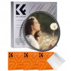 K&F Concept 2 in 1 Filter 67mm Black Mist 1/4 & ND2-ND32 Filter, Black Pro Mist 1/4 & Variabler ND2-32 (1-5 Blendenstufen) Filter mit Multi-Beschichtung Nano-Klear Serie
