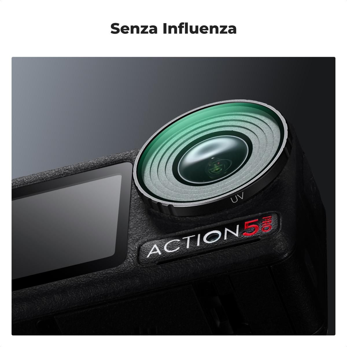 K&F Concept Filtro UV per DJI NEO DJI OSMO Action 5 PRO/Action 4, Filtro UV di Protezione Compatibile con DJI OSMO Action 5 PRO, Action 4 con 28 Strati Nano-Rivestimento