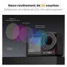 Filtre d'objectif ND8 (3 arrêts) à densité neutre avec revêtement 28 couches compatible avec DJI Osmo Action 4, Osmo Action 5 Pro