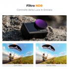 K&F Concept Filtro Densità Neutra ND8 per DJI OSMO Action 5 Pro/Action 4/3, con Filtro ND8 con 28 Strati di Nano Rivestimento, Fotocamera di Azione Accessori