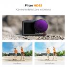 K&F Concept Filtro Densità Neutra ND32 per DJI OSMO Action 5 Pro/Action 4/3, con Filtro ND32 con 28 Strati di Nano Rivestimento, Fotocamera di Azione Accessori