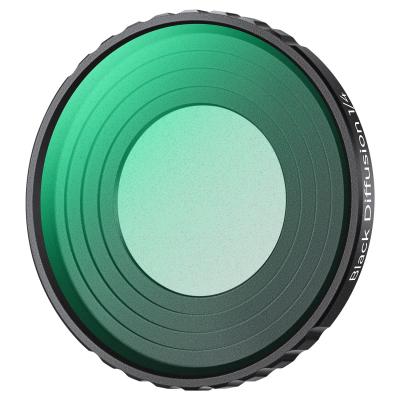Black Mist Filter 1/4 Black Diffusion Creative Cinematic Effect Filter met 28-laags coating Compatibel met DJI Osmo Action 4, Osmo Action 5 Pro
