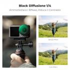 K&F Concept Filtro Black-Mist 1/4 per DJI OSMO Action 5 Pro/Action 4/3, Filtro Black Diffusion 1/4 con 28 Strati di Nano Rivestimento, Fotocamera di Azione Accessori