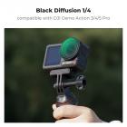 DJI Osmo Action 5 Pro/4/3 Filtro Black Diffusion 1/4 K&F Concept - Efecto Cine y Push-in Fit