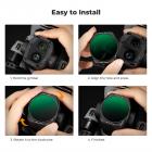 K&F Concept CPL-filter kompatibelt med DJI Air 3S, Drone-linsepolarisatorer Filtre til Air 3s, letvægts multi-coated top optisk glasfilter Drone-kameralinsetilbehør