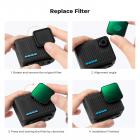 Gopro HERO 4K actionkamera CPL-objektivfilter Multi-coated HD-glas Optisk glasaluminiumslegeringsramme Actionkamera polarisering Reducer genskin-filter