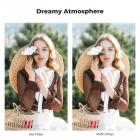 Fuji X100 Lens Black Mist 1/4 Filter, Multi Coated HD Optisch Glas Krasbestendig Compatibel met Fuji X100, X100F, X100S, X100T, X100V, X100VI Nano-Xcel Serie (Zwart)