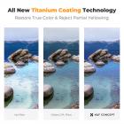 72 mm True Color Ultra-låg Reflektivitet CPL-Filter PolarisatorLinsFilter Cirkulärt Polariserande För Kameralinser Med 28Multi-Coated Nano-Xcel-Serien