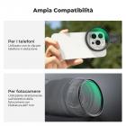 67mm Kit Filtro per obiettivo della Fotocamera del Telefono con Clip Filtro Black Mist 1/4, Applicabile a Tutti i Modelli di Telefono Cellulare