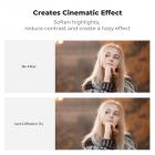 67 mm Clip-on Black Mist 1/4 telefonkamera linsefiltersett Gjelder alle mobiltelefonmodeller