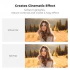 67 mm Clip-on Black Mist 1/8 telefonkameralinsefiltersett Gjelder alle mobiltelefonmodeller