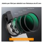 67mm Kit Filtro per obiettivo della Fotocamera del Telefono con Clip Filtro CPL, Applicabile a Tutti i Modelli di Telefono Cellulare