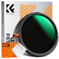 Filtre polarisant circulaire ND2-32 variable (1-5 stops) et filtre à effet brume noir 49 mm CPL 3 en 1 avec 18 couches multicouches, série Nano-Klear