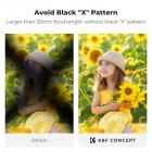 K&F Concept 62mm CPL&ND2-32&Black Mist 1/4 Filter, 3 i 1 Filter Polarisasjonsfilter&ND2-ND32&Black Mist 1/4 med 28 lag nano-belegg, Polariserende Filter og ND2-ND32 (1-5 stopp) Filter og Black Mist 1/4 Filter Vanntett, Ripesikkert, HD Nano-Klear Serien