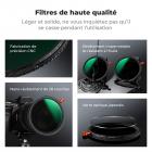 Filtre 3-en-1 (43 mm) ND2-32 & CPL & Black Mist 1/4 | Filtre Hybride Densité Neutre Variable et Polarisant | Effet Cinématographique pour Vidéo et Paysage | Verre HD Nano 28 Couches