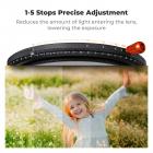 55 mm variabel ND2-32 (1-5 stopp) & sirkulært polariserende filter CPL og svart tåke 1/4 3 i 1 HD-linsefilter med 28 multi-belagte for kameralinser Nano-Xcel-serien