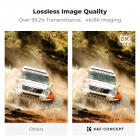 Filtro UV de 40,5 mm, vidrio templado de reflexión ultrabaja, filtro de lente delgado, vidrio óptico HD resistente a rayones, filtros ultravioleta para cámaras DSLR, serie Nano-X