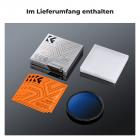 K&F Concept 72mm ND2-400 & Black Mist 1/4 Filter, 2 in 1 Black Mist 1/4 & Variabler ND2-ND400 (1-9 Blendenstufen) mit 18 Mehrfachbeschichtungen Nano-Klear Serie