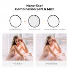 K&F Concept Filter 72mm Combination Soft & Mist 1/4 Optisches Glas mit Multi-Nano-Beschichtung (Nano-Xcel)