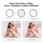 Filtre Black Magic 82 mm - Effet Diffusion Organique & Glow Cinéma - Idéal pour Vidéo de Nuit, Mariage et Portrait - 28 Couches