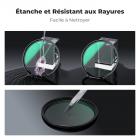 Filtre Black Magic 82 mm - Effet Diffusion Organique & Glow Cinéma - Idéal pour Vidéo de Nuit, Mariage et Portrait - 28 Couches