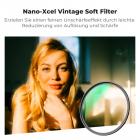 K&F Concept Filter 77mm Vintage Soft 1/4 Optisches Glas mit Multi-Nano-Beschichtung (Nano-Xcel)