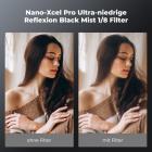 K&F Concept Filter 72mm Black Mist 1/8 & Ultra-niedrige Reflexion, Optisches Glas mit Multi-Nano-Beschichtung (Nano-Xcel Pro)