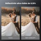 Filtre Black Mist 1/8 Laiton 82 mm – Rendu Cinéma & Glow Subtil – Idéal pour Vidéo de Nuit, Mariage et Portrait - Édition Fleuron Pro – 39 Couches Ultime
