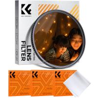 K&F Concept 67mm 4-Punkt-Feinlinien-Sterneffektfilter, Cine & Dreamlike Spezialfilter, 18-lagig beschichtetes optisches Glas mit 3 Staubsaugertüchern – Nano-Klear-Serie