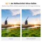 Filtre ND variable à très faible réflexion 52 mm, ND2-400 (1-9 arrêts), filtre à densité neutre réglable HD avec 28 revêtements multicouches pour objectifs d'appareil photo - Série Nano-X