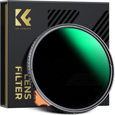 67 mm variabelt ND-objektivfilter med ultralav refleksion, ND2-400 (1-9 stop) HD justerbart neutraldensitetsfilter med 28 flerlagsbelægninger til kameraobjektiver - Nano-X-serien