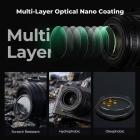 K&F CONCEPT MC UV-filter kompatibelt med Leica Q3 43/Q3 28/Q3/Q2, kameralinsebeskyttelsesfilter supertyndt med 36 flerlagsbelægninger, high definition, messingrammedesign (Nano-X PRO-serien)