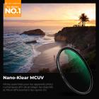 Filtre MCUV 46mm Filtre anti-UV de Protection, 18 Couches de Nano-revêtement - Série Nano-Klear