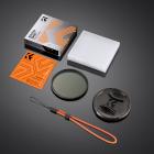 82mm Filtro MCUV de Vidrio Óptico con Revestimiento Nano + Tapa de Lente + Paño de Limpieza Serie Nano-Klear