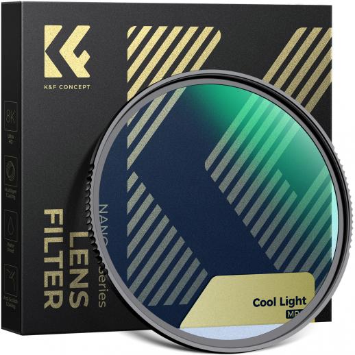82 mm koeltinten softfocus 1/4 filter, cinematisch blauw misteffect lensfilter voor portret- en nachtvideo's, benadrukt koele blauwe tinten, vermindert contrast - Nano-Xcel-serie