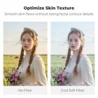 82 mm koeltinten softfocus 1/4 filter, cinematisch blauw misteffect lensfilter voor portret- en nachtvideo's, benadrukt koele blauwe tinten, vermindert contrast - Nano-Xcel-serie