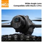 K&F CONCEPT Vidvinkelobjektiv Kompatibelt med DJI Mavic 4 Pro Drone Kameraobjektivtilbehør, 108° Skydebane, Optager Vidtstrakte Landskaber, Multicoated HD Optisk Glas