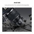 Uniwersalna, gwintowana, wkręcana osłona przeciwsłoneczna obiektywu o średnicy 52 mm ze ściereczką do czyszczenia