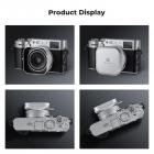 غطاء عدسة Fuji X100 + غطاء عدسة متوافق مع Fuji X100 وX100F وX100S وX100T وX100V وX100VI