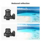 K&F Concept Canon EW53 Bajonetthuva med EnDammsugarduk *1,Lämplig för EF-M 15-45 mm f/3.5-6.3 IS STM; RF-S 18-45 mm f/4,5-6,3 IS STM och andra Objektiv