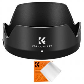 K&F Concept ES68 II Paraluce a Baionetta Reversibile per Canon EF 50mm f/1.8 STM Obiettivo con Panno per Pulizia