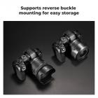 K&F Concept Canon EW63C Bajonetthuva, med EnDammsugarduk *1,Lämplig för RF 24-50mm f/4.5-6.3 IS STM; EF-S 18-55 mm f/3,5-5,6 IS STM; EF-S 18-55mm f/4-5.6 IS STM och andra Objektiv