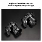 Parasol de bayoneta Canon ES65B de K&F Concept, con paño de limpieza al vacío *1, para objetivo RF 50 mm F1.8STM