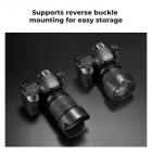 Parasol de bayoneta Canon EW73D de K&F Concept, con paño de limpieza al vacío *1, para objetivos RF 24-105 mm f/4-7,1 IS STM, EF-S 18-135 mm f/3,5-5,6 IS USM