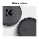 Tampa do filtro para filtros ND variáveis ​​K&F Concept Concept 77mm tampa macia de silicone