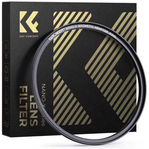 62 mm tom magnetisk basering (fungerer KUN med K&F Concept Magnetic Quick Swap System)