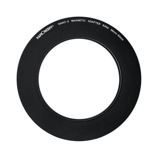 58mm-82mm magnetisk linsefilteradapterring