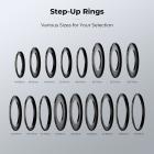 62-77 mm messing filteradapterring, step-up ring kompatibel med alle 62 mm kameralinser og 77 mm filtre